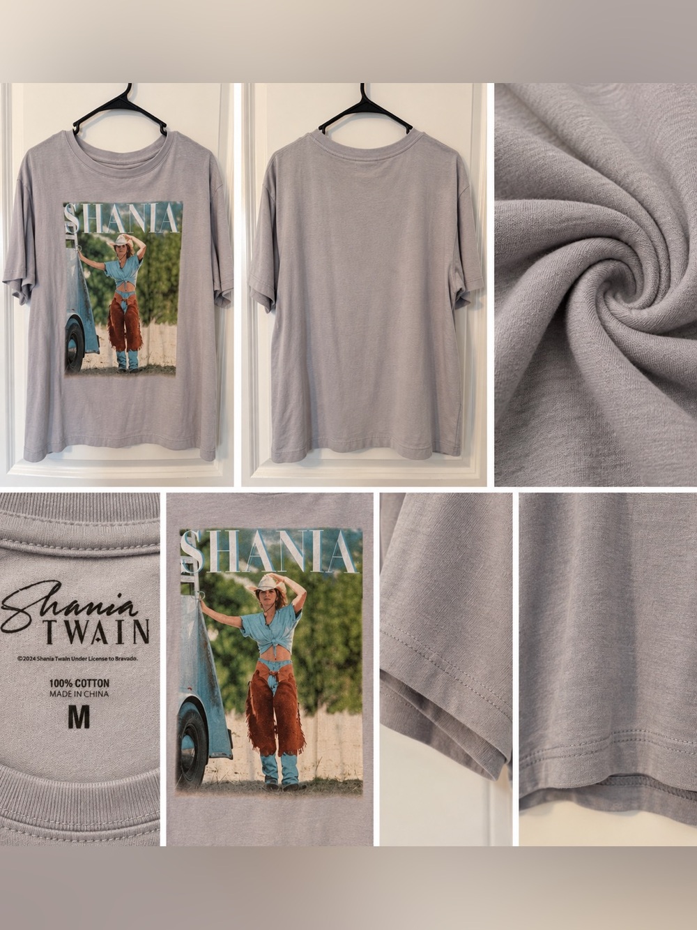 Official Shania Twain Country Music Photo Graphic T-Shirt